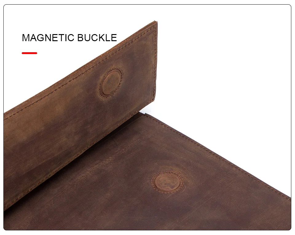 Чехол из натуральной кожи для ноутбука 12 дюймов, сумка для ноутбука MacBook 12 дюймов, чехол для ноутбука Crazy Horse, кожаный защитный чехол