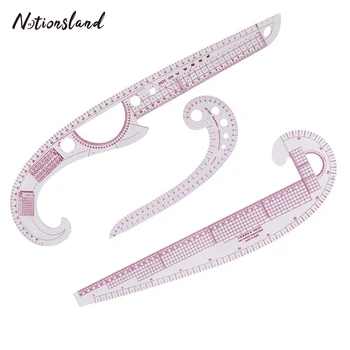 

1pc Super Soft Plastic Curve Ruler Drawing Tailor Ruler Comma Shaped Yardstick Sewing Tools 9 Designs