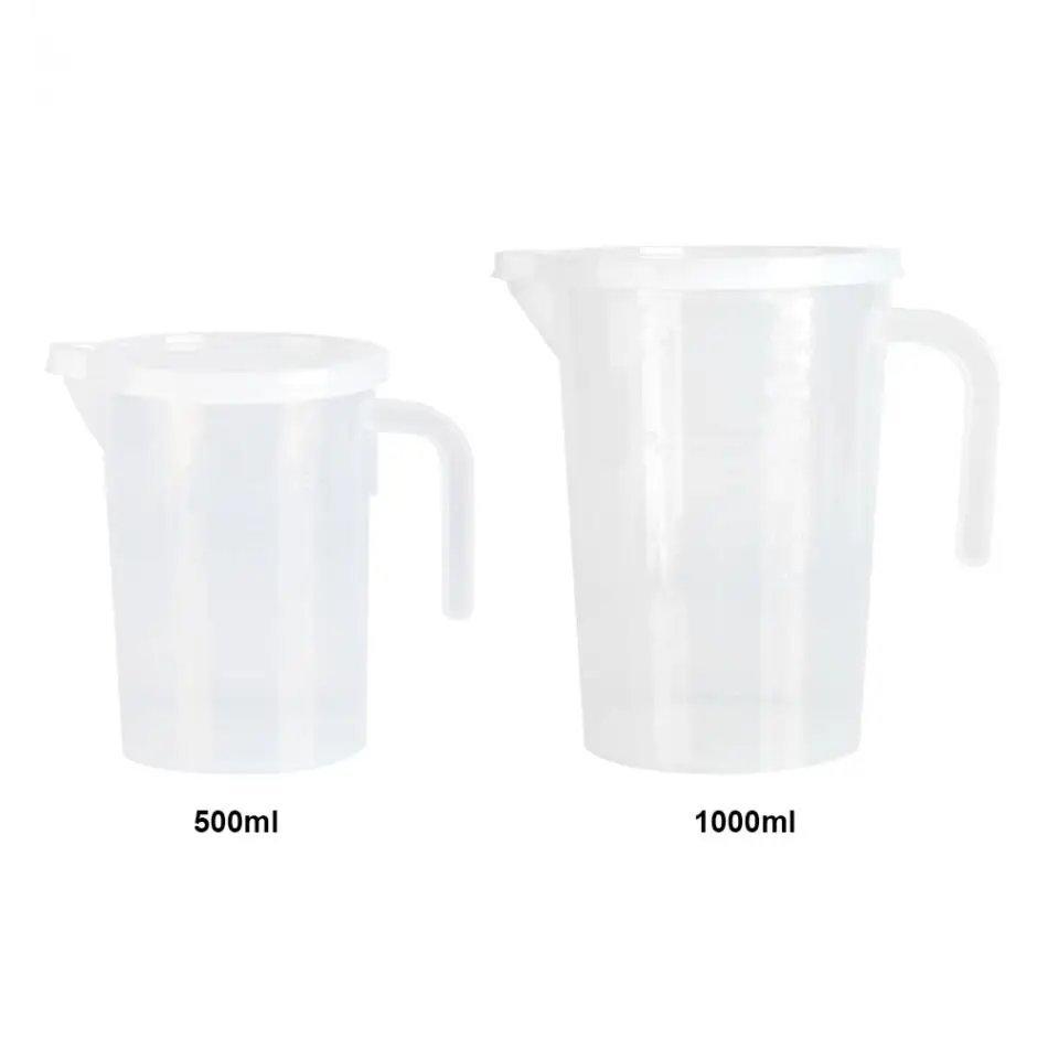 500/1000 мл пластиковый мерный стакан с белой крышкой, кувшин для заливки носика, кухонные весы, измерительный стакан, лабораторный тест, измерительный инструмент