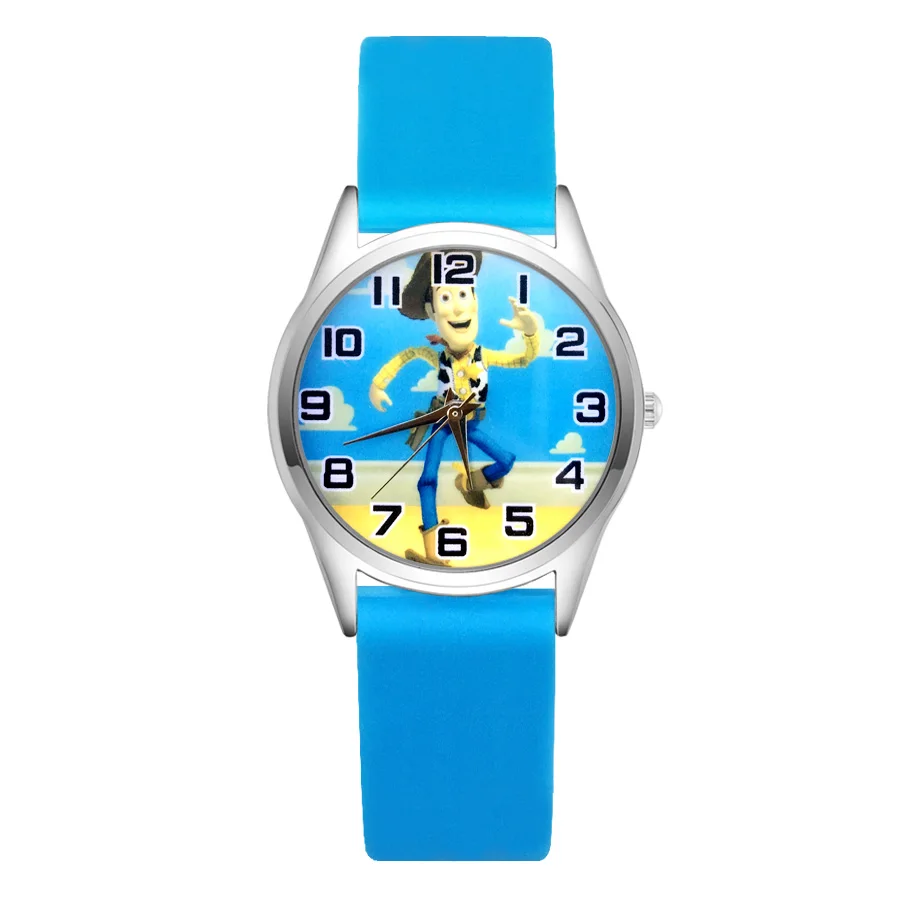 

Cartoon Toy Story style Children's Watches Women's Students girls Boys Quartz Soft Silicone strap Wrist Watch JC09
