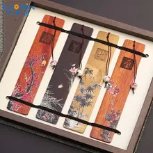 Красное дерево закладки живопись деревянные закладки креативные деловые подарки на день рождения подарки с логотипом на заказ надписи слово M080