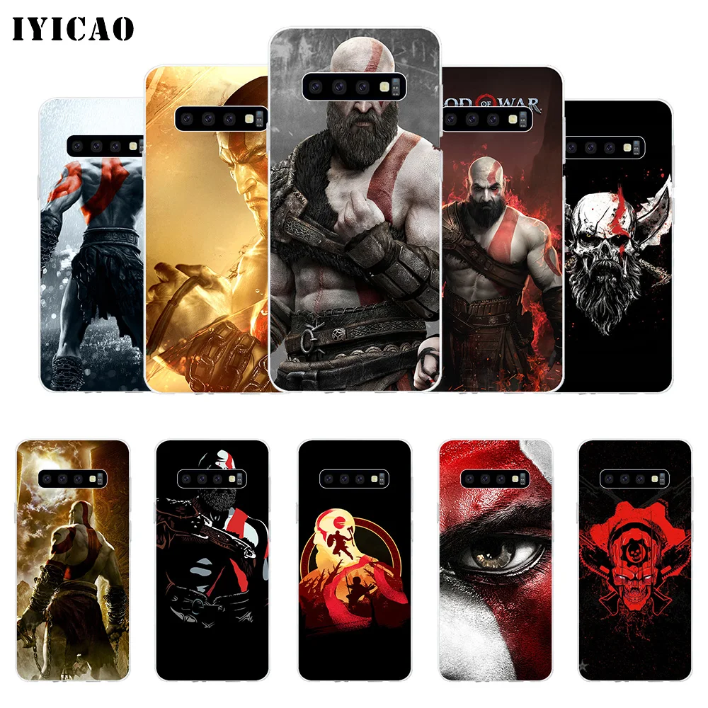 

IYICAO God Of War game Soft Silicone Phone Case for Samsung Galaxy S10e S10 S9 S8 Plus S7 Edge TPU Cover