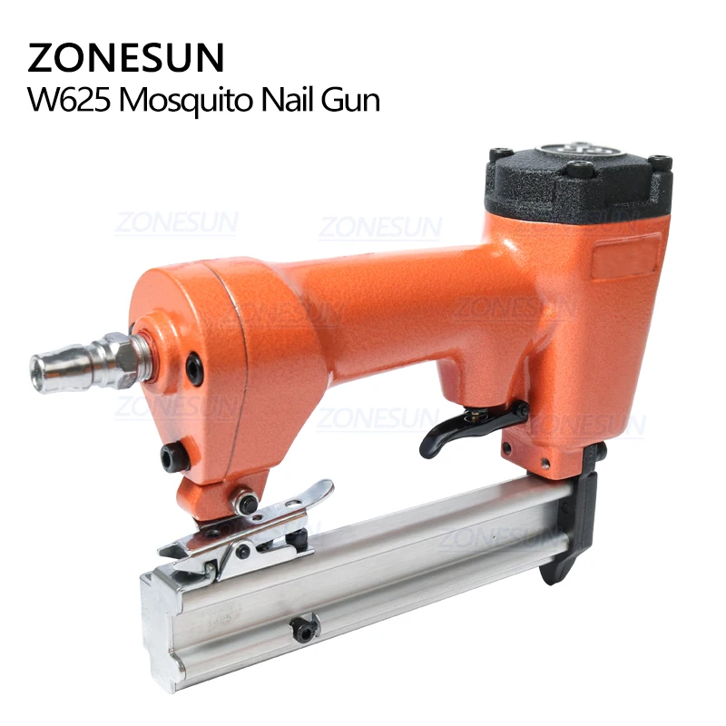 ZONESUN W625 москитный пневматический гвоздепистолет воздушный степлер степлинг машина для обработка древесины для мебели столярные украшения плотник