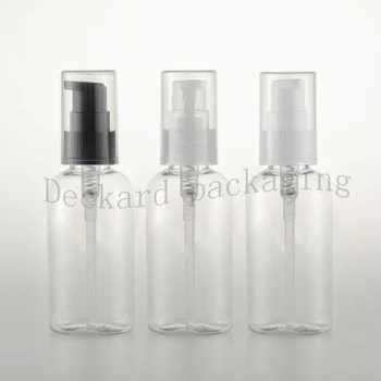 

Pump Top Cover 40x50ml Small Ellipse Bottle Portable for Travel Refillable Plastic Empty Cosmetic Containers for Skin Care