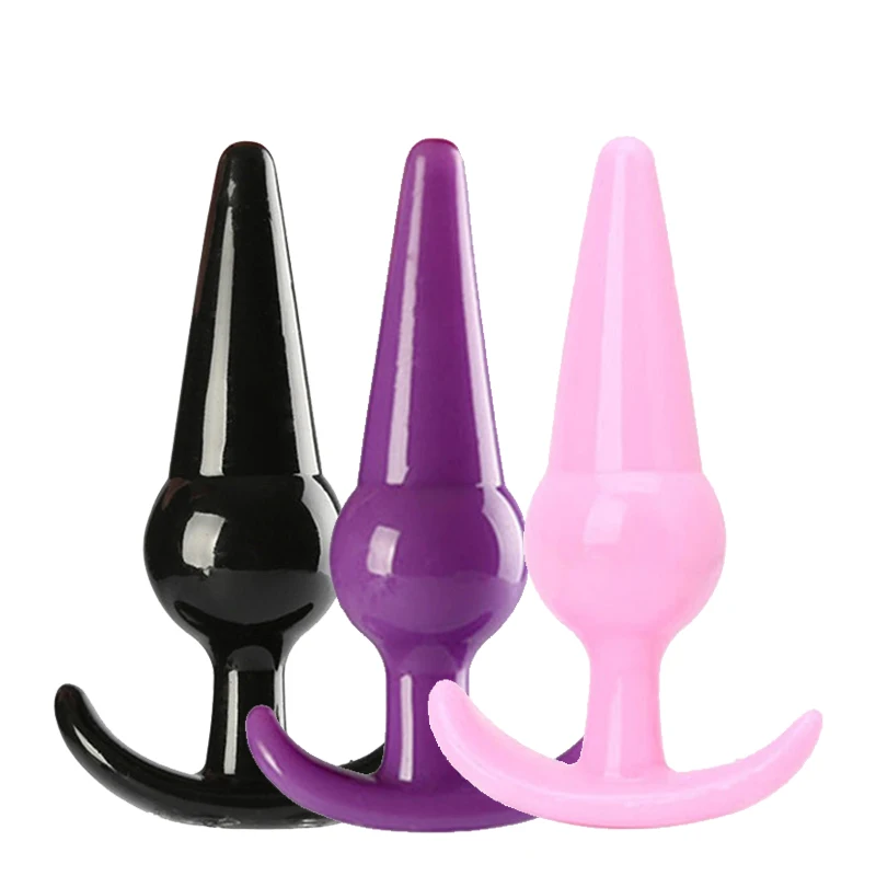 Soft TPR Anal Butt Plug Vaginal G-spot Stimulation Backyard Bead Masturbation Dildo Sex Toys for Women Gay | Красота и здоровье