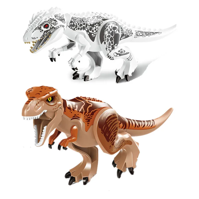 2 шт. мир Юрского периода большой размер Carnotaurus Indominus I Rex велоцираптор Динозавр