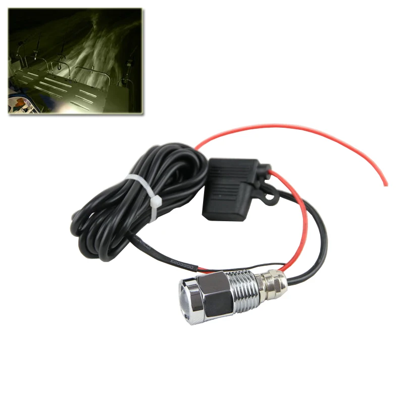 Car Styling Led Boat Marine 9W Drain Plug Light Waterproof IP68 White Underwater Lamp W Waterproof