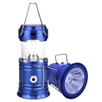 

Hi-Lumix Camping Solar Lantern Led Flashlights Rechargeable Collapsible Lamp,Great light Outdoor fishing,Hiking Energency light