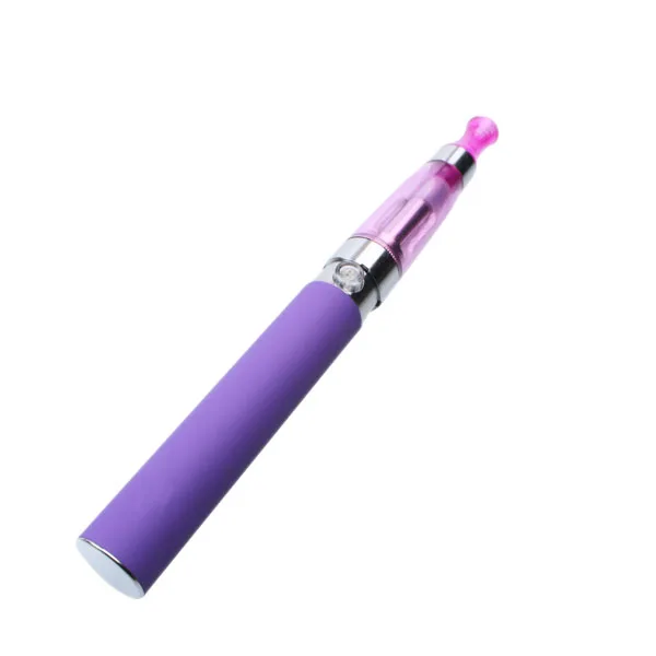EGo CE4, стартовый набор, электронная сигарета, вейп ручка, батарея Ego T, 1,6 мл, CE4, атомайзер с зарядным устройством USB, блистерные наборы, 10 цветов - Цвет: Фиолетовый