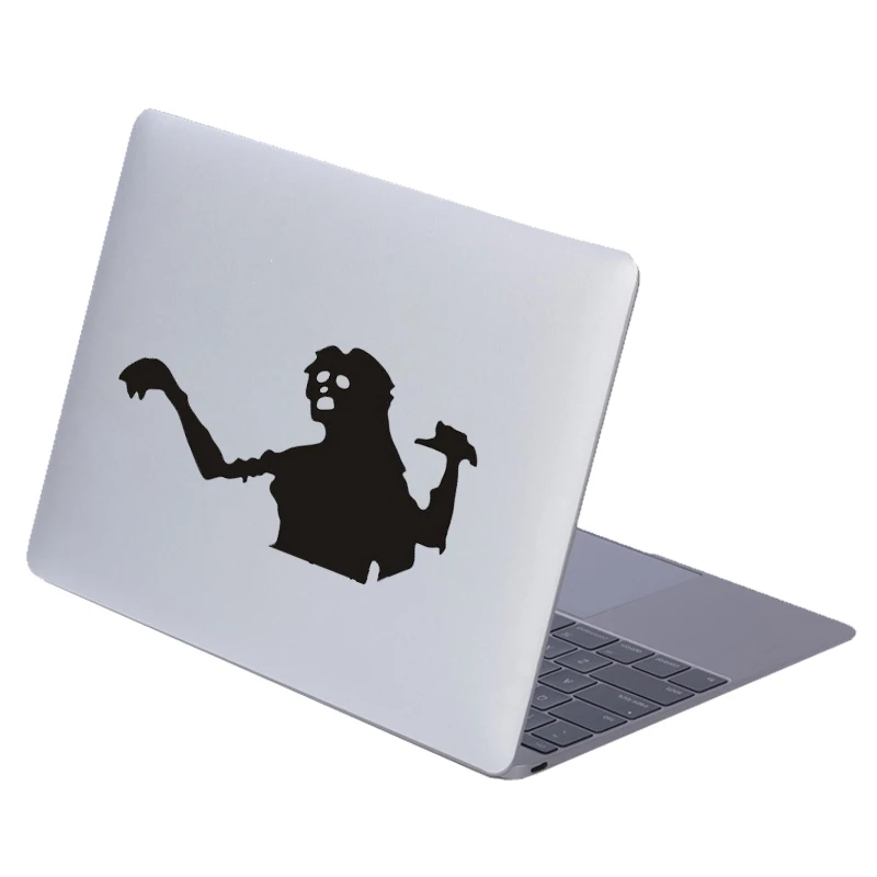 Мультяшные наклейки на ноутбук для Macbook Air 13 11 retina Pro 13 15,4 дюймов смешные наклейки черные ПВХ частичные наклейки на кожу