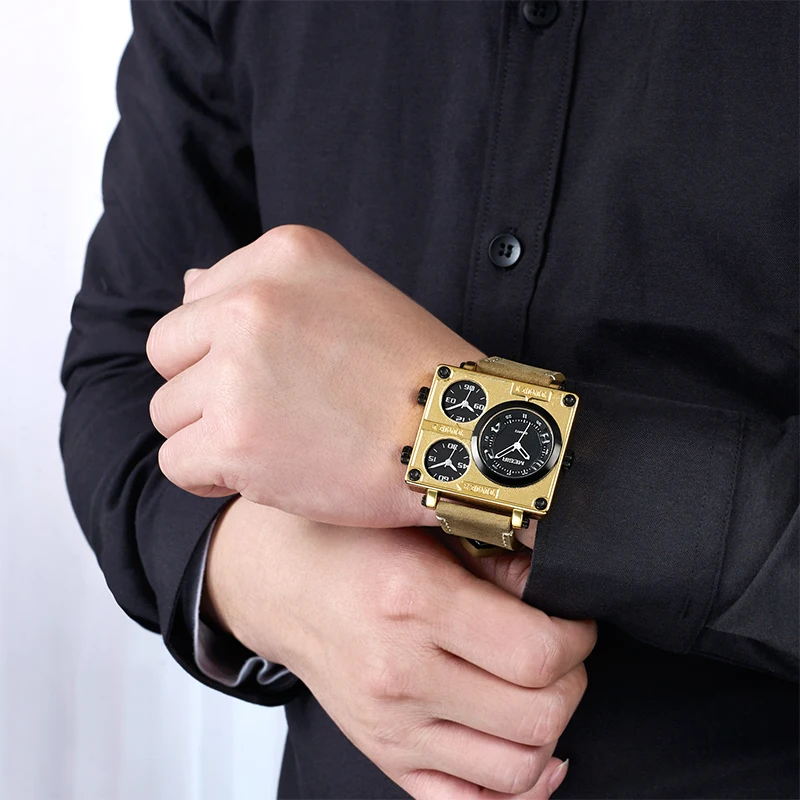 MEGIR Для мужчин большой циферблат Роскошные Лидирующий бренд Кварцевые наручные часы Творческий Бизнес Нержавеющая сталь спортивные часы Для мужчин Relogio Masculino