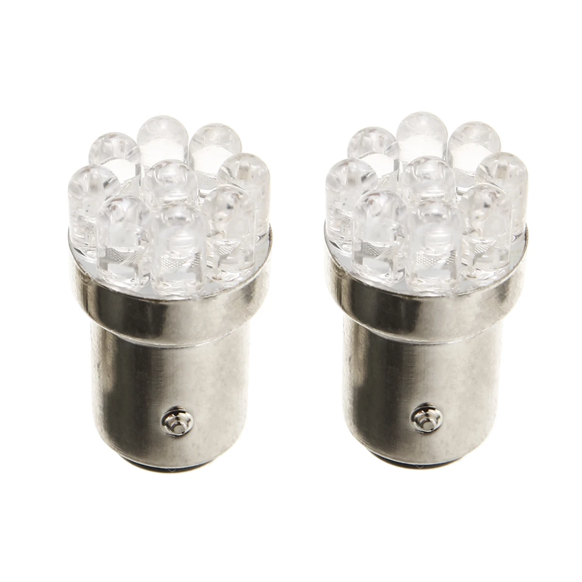 DC 12V BA15D 1157 Car Stop Brake Light 9-LEDs High Brightness Red Car Signal Lamp Taillight Bulbs