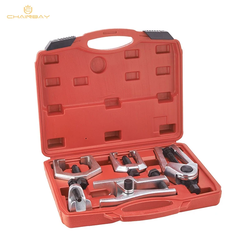 

6pc Front End Service Tool Kit Ball Joint Separator Pitman Arm Tie Rod Puller