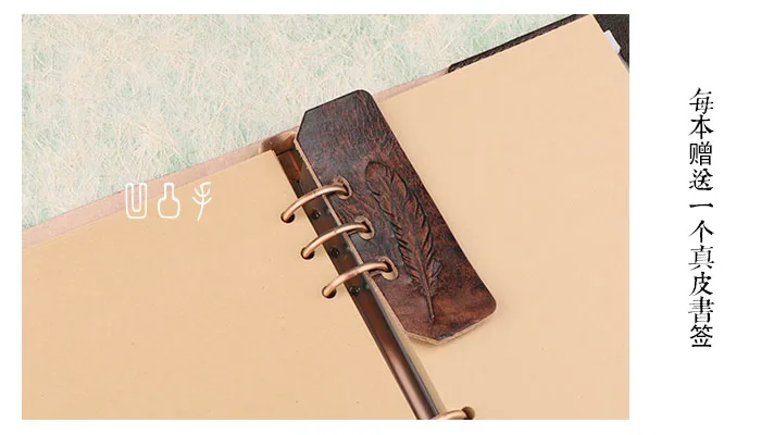 Качественный винтажный блокнот из натуральной кожи, роскошный внутренний блокнот, кожаный дневник, дневник, журнал, планировщик, канцелярские принадлежности BJB54