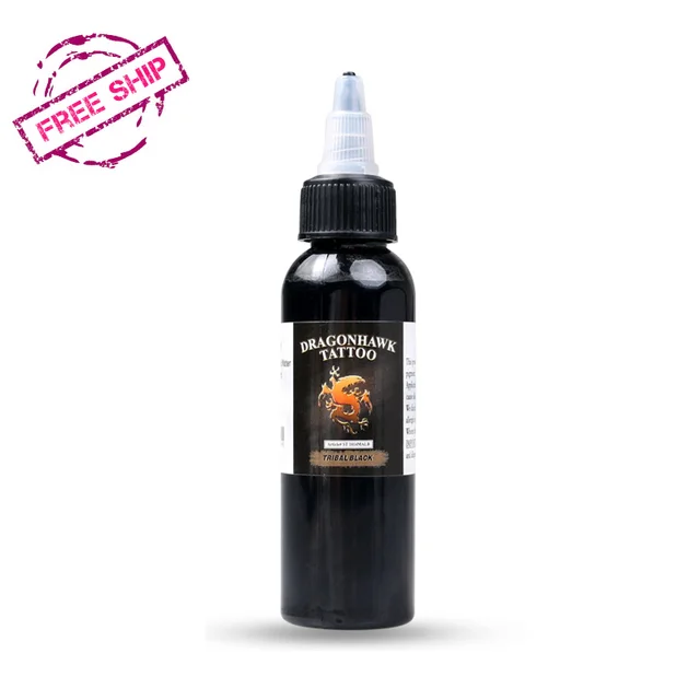Brazil 2 Oz Bottles Dragonhawk Tattoo Ink 1-PACK Black Color Color Ink Brazil 2 Oz Bottles Dragonhawk Tattoo Ink 1-PACK Black Color Color Ink