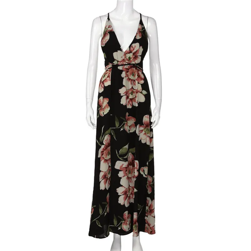 HOT sell Fashion summer dress 2018 beach dress Sexy Boho Long Evening Party Dress casual women dress vestido de festa Y03#N (8)
