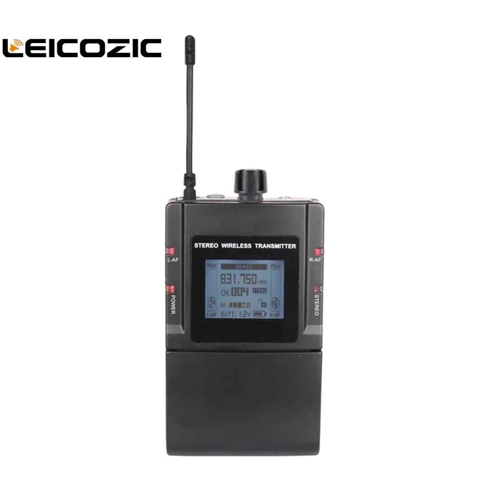 Стереомонитор leicosic UHF/PLL высококлассная беспроводная система мониторинга