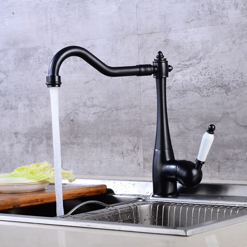  Kitchen Faucets Deck Mounted Mixer Tap 360 Degree Crane For Kitchen Faucet Rotation Spray Mixer Tap - 32845640330