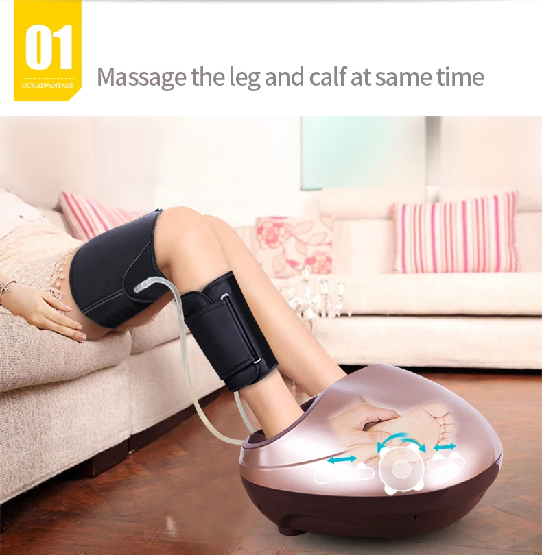 JinKaiRui Electric Health Care Antistress Muscle Release Therapy Rollers Shiatsu Gua Sha Heat Foot Massager Machine Device 04