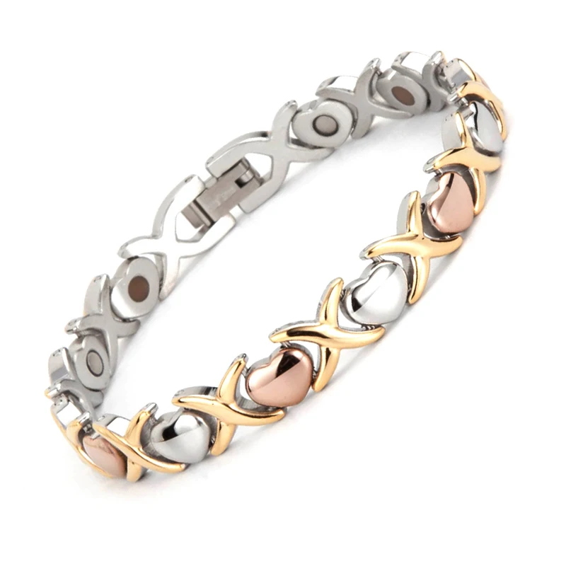 

Elegant 38 Germanium Bracelet Women Blood Pressure Health Care Female Bangle Pulseira Feminina Lover Magnetic Therapy Bracelets