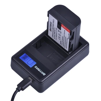 

1PC 1860mAh DMW-BLF19 DMW BLF19 DMW-BLF19e Camera Battery+LCD Dual USB Charger for Panasonic Lumix GH3 GH4 GH5 DMW-BLF19PP
