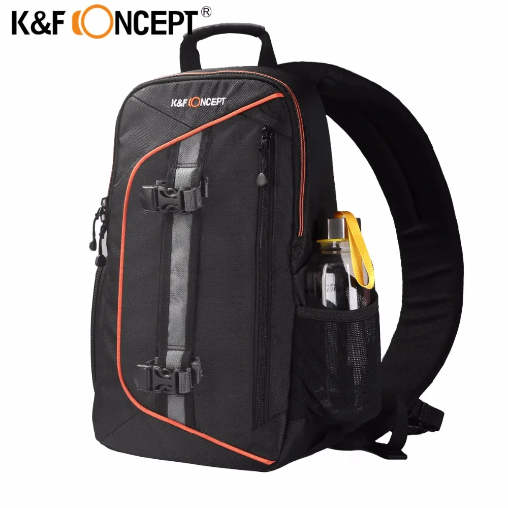 K&F CONCEPT Waterproof Camera Bag Professional Shoulder Sling Backpack Case Tripod with Rain Cover For Canon Nikon DSLR Camera camera