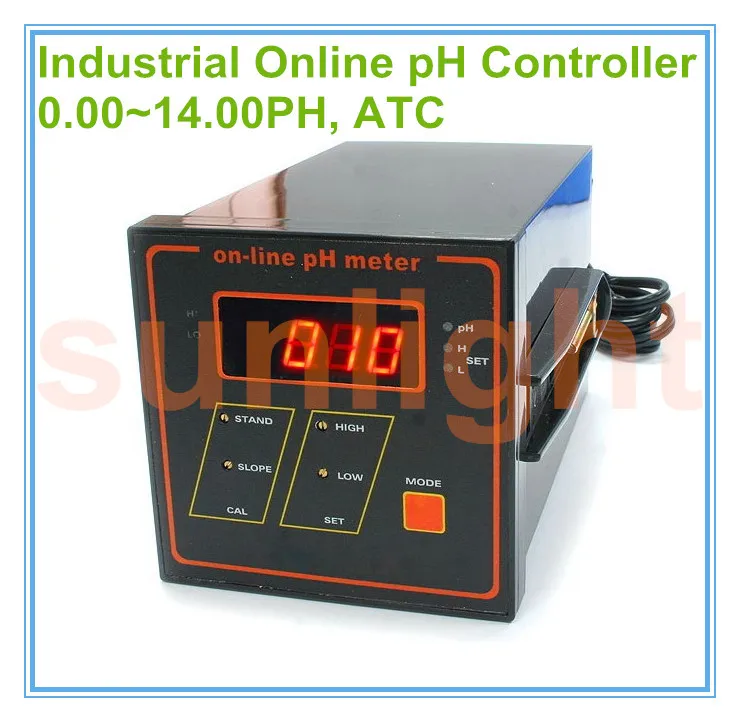 Industrial Online pH Controller 0.00 14.00 pH with ATC functionin PH Meters from Tools on