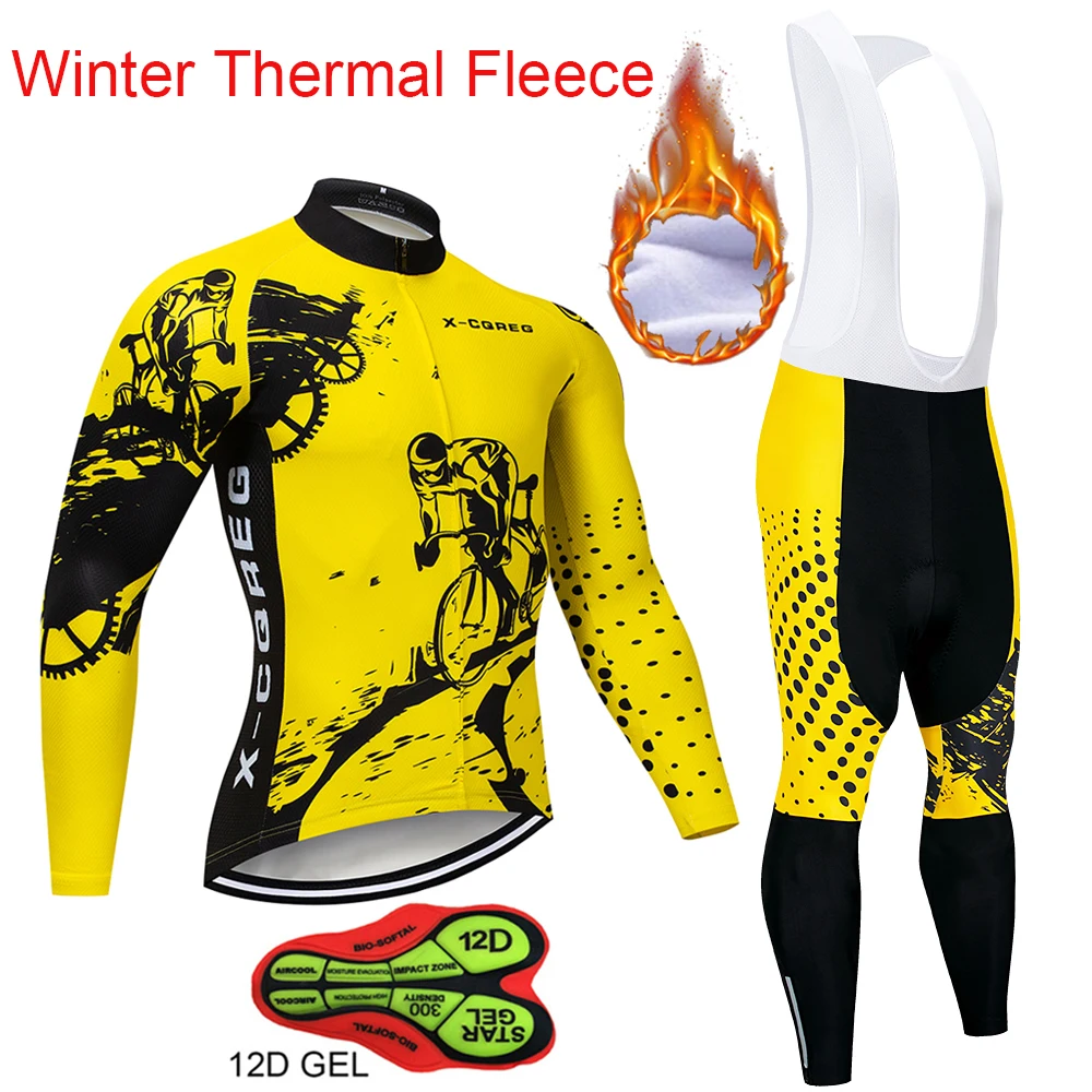 

6 Color Winter Thermal Fleece Cycling jersey WarmBike Clothes MTB Bicycle Clothing Cycling Jersey Maillot Ropa Ciclismo Uniform