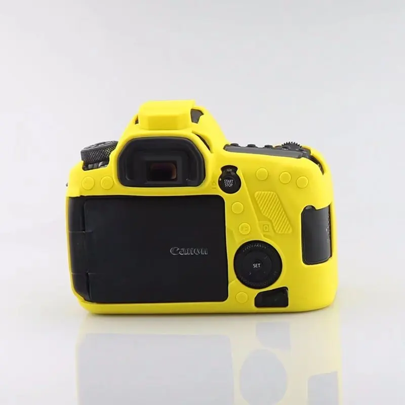 6D2 сумка для камеры Мягкий силиконовый чехол для камеры Защитная сумка для canon 6DII 6D Mark II батарея открывающаяся черный красный желтый