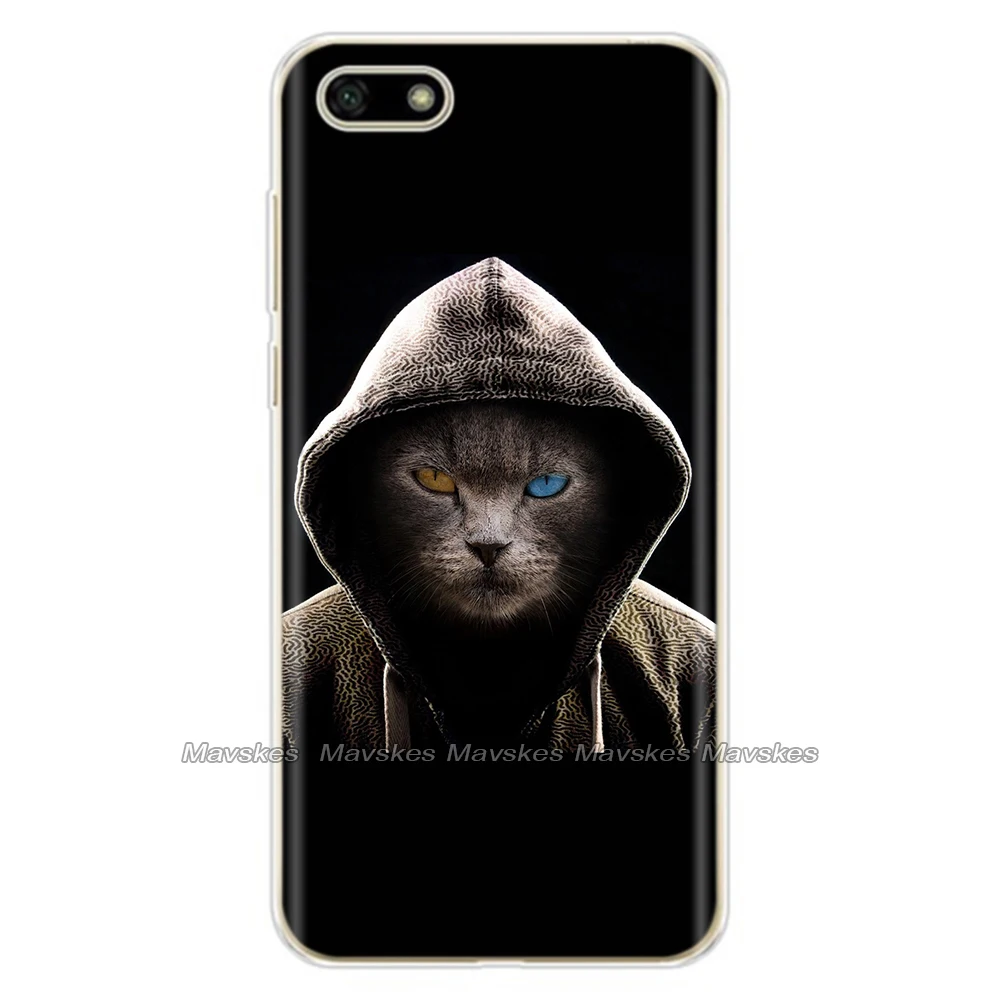 Мягкий силиконовый чехол для huawei Y5 Y5 Lite TPU милый чехол для huawei Y5 Y 5 Prime Fundas Coque Phone Capas Bumper - Цвет: Чёрный матовый