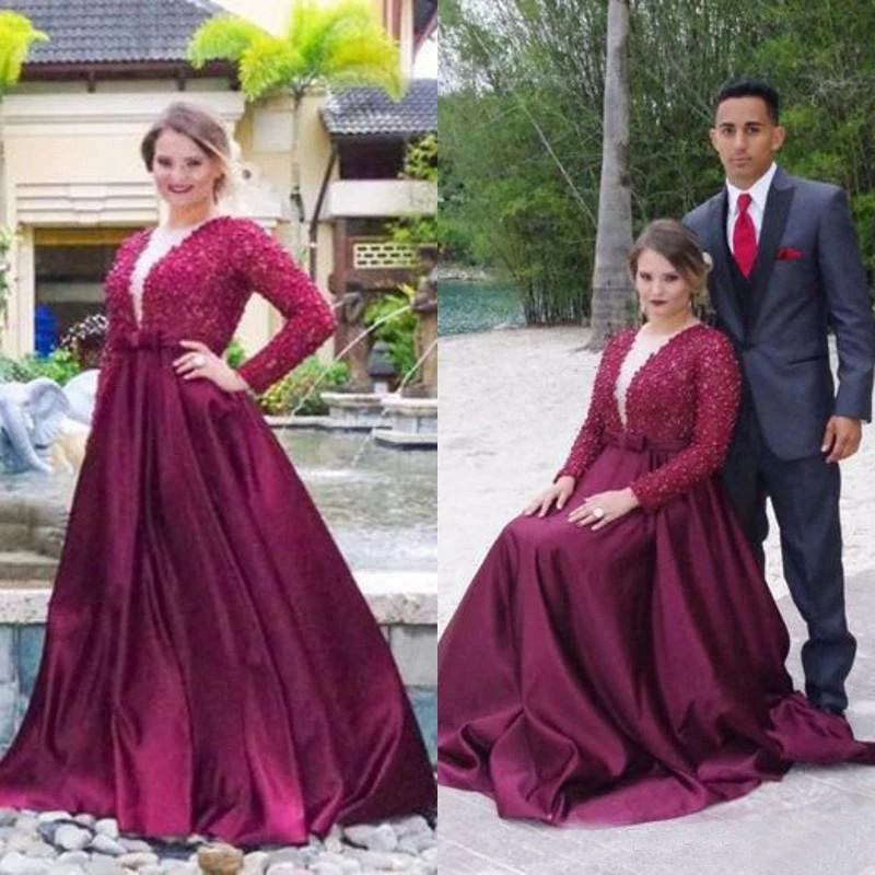 Grape Purple Prom Dresses