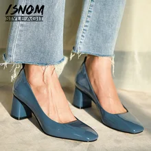 Square Toe Pumps Shallow Shoes