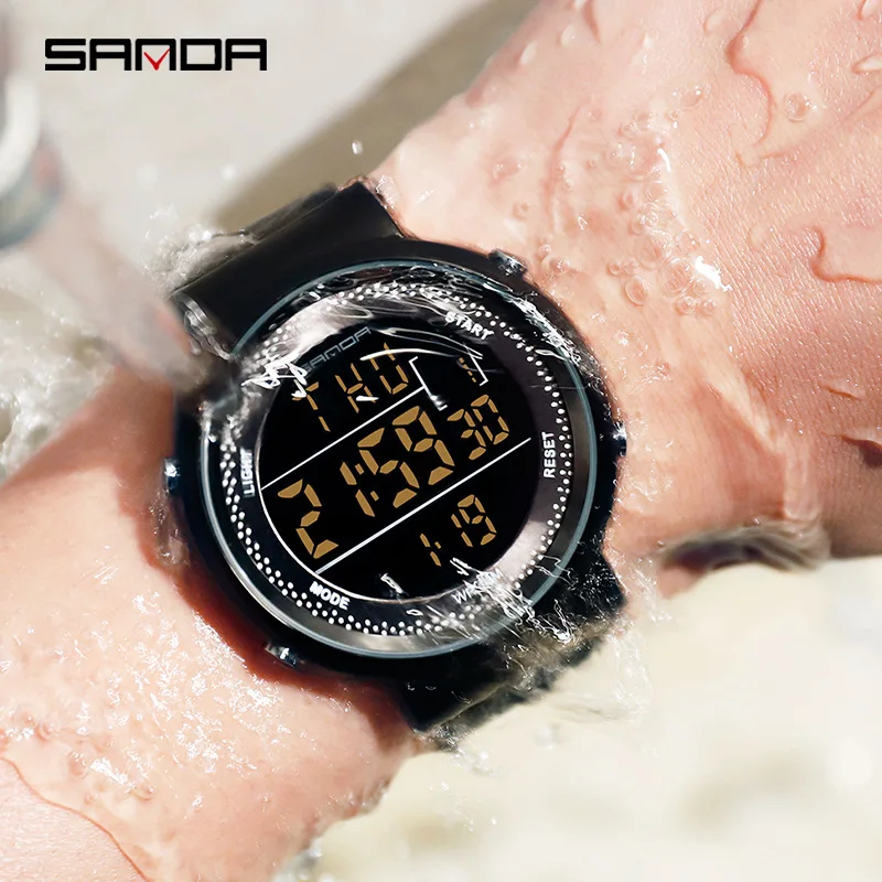 

Luxury Rose Gold Digital Watches Women Men Fashion Stainless Steel LED Electronic Sport Wrist Watch Waterproof Clock reloj mujer