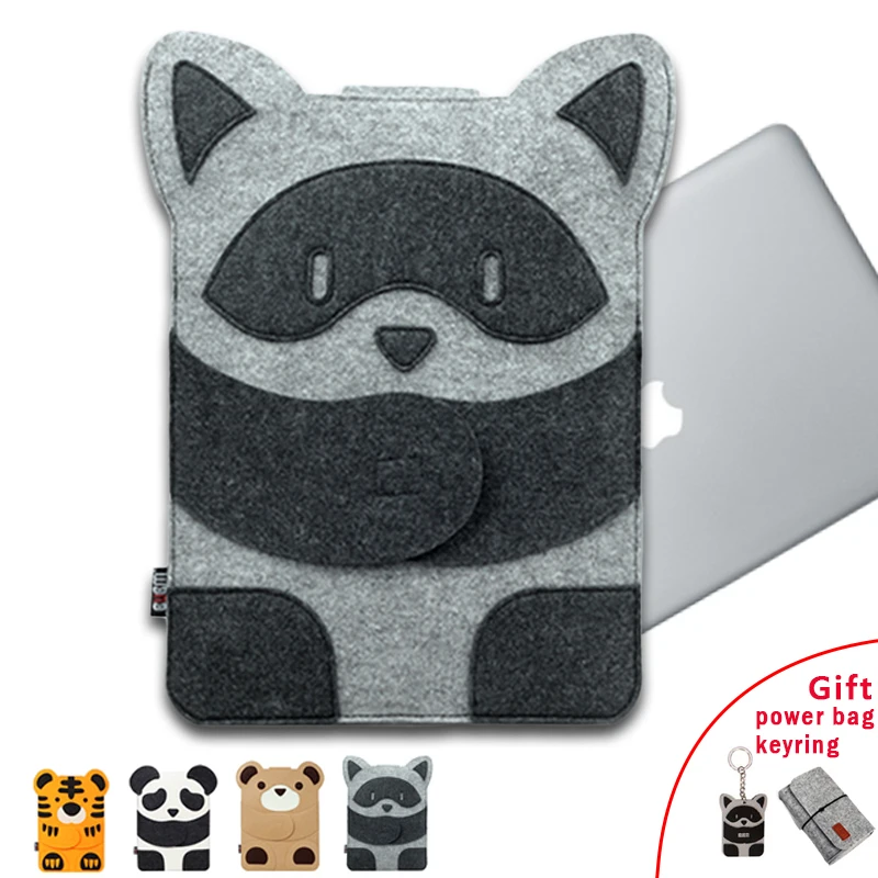 

2017 New Laptop Bag for MacBook Air Pro 11 12 13 14 15 Laptop Sleeve Case for Mac 13.3 Inch Cute Cartoon Characters + Free Gift