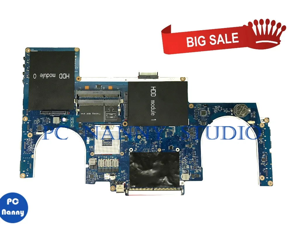 PCNANNY GFWM3 CN-0GFWM3 LA-6601P для Dell M17X R3 Материнская плата ноутбука HM67 DDR3 Протестирована |