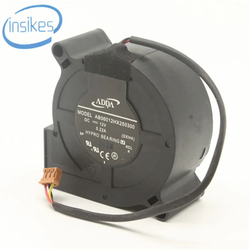 Оригинал AB06012HX250300 DC 12V 0.22A центробежный вентилятор турбины Вентилятор охлаждения