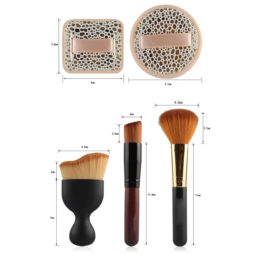 Экономичное 10 шт. составляют кисти комплект для Фонд тени бровей Blush Brush Красота инструменты Красота Набор косметический составляют