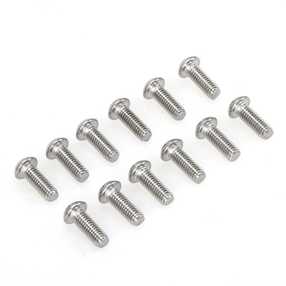 12Pcs M6x16mm Stainless Steel Screws Kayak Canoe Marine Inflatable Boat