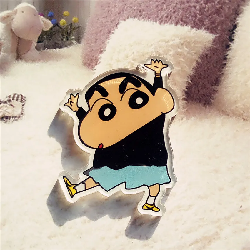 1 шт. Горячая милый мультфильм аминовая акриловая брошь Crayon Shin-chan значки булавка на рюкзак Одежда Декоративные броши