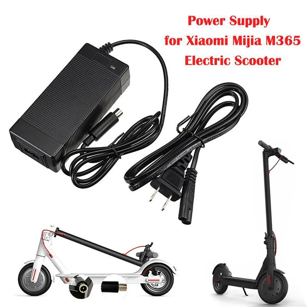 

For M365 Xiaomi Mijia Electric Scooter Charger US plug 42v/2a110-130v and EU plug 42v/2a 220-240V