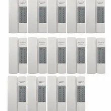 ZHUDELE 14-путь домой безопасности переговорные безопасный аудио дверной телефон/видео домофон система w/t/трансляции функция вызова+ блок питания