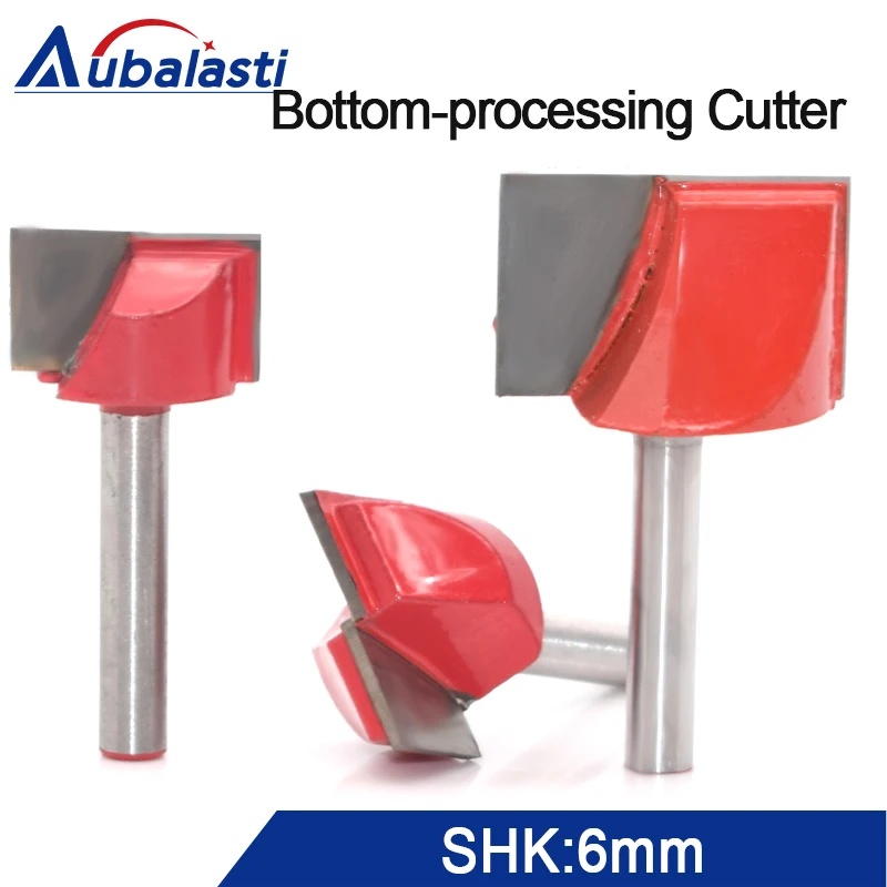 

Aubalasti 6mm Cleaning Bottom Engraving Bit Solid Carbide Router Bit Woodworking Tools CNC Milling Cutter Endmill for Wood