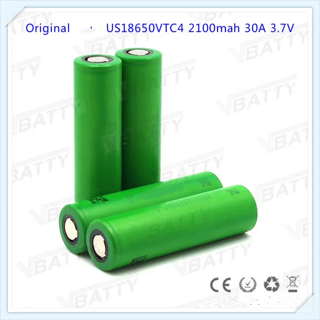 Se us18650vt 2100mAh 3,7 V аккумулятор аутентичный 18650 vtc4 Аккумулятор для sony vtc4(1 шт