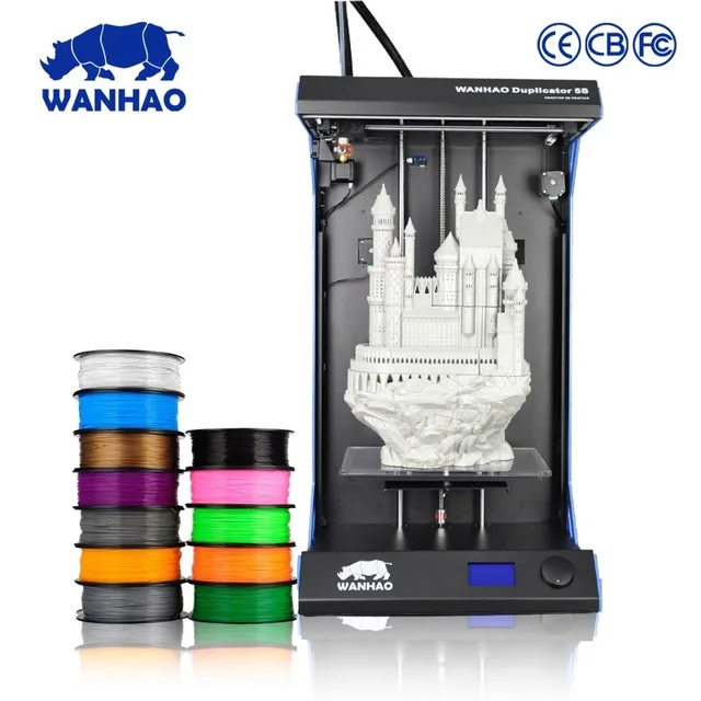 Special Offers WANHAO Manufacturer D5S fully assembled 3D Printer Large Printing Area with High Precision