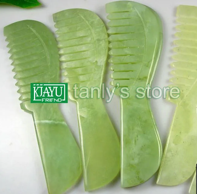 

wholesale original beauty JADE comb natural 100% randomly color 30pcs/lot