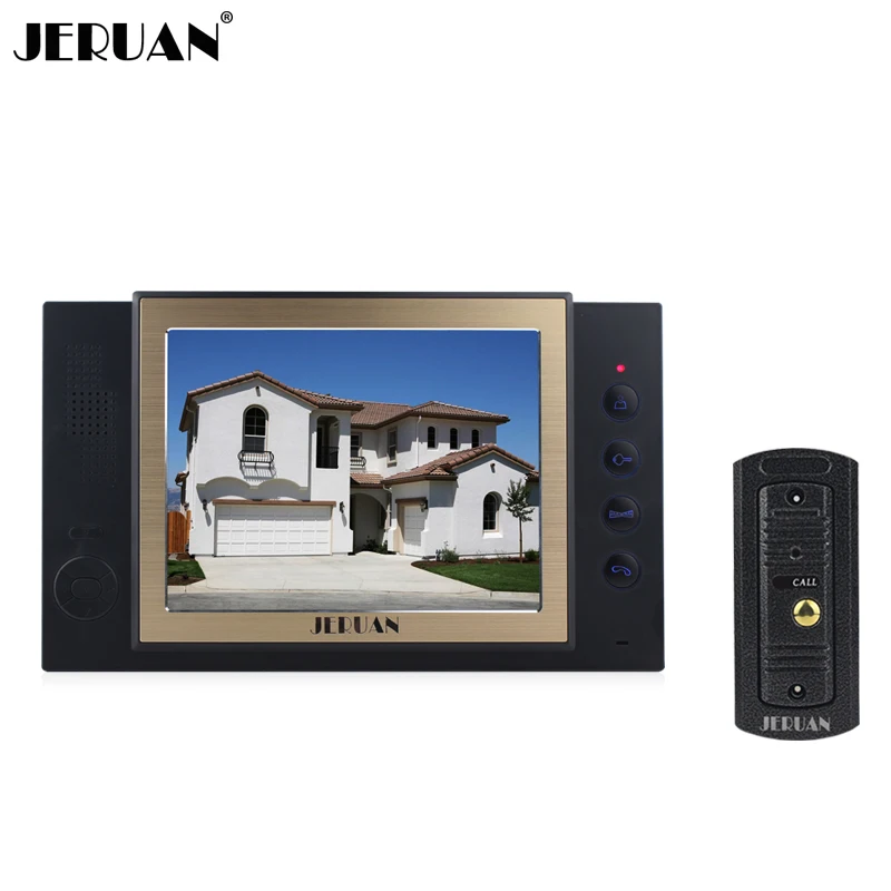 

JERUAN Screen Doora High Definition Camera Rain-proof System With Video Recording And Photo Storage Function Intercom