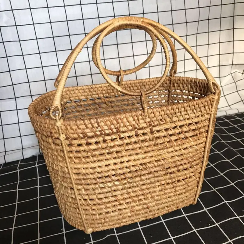 

Rattan Bag Woven Handbag of Vietnamese Hand Rattan