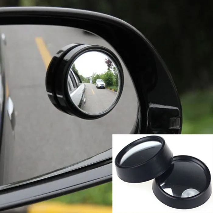 

2pcs Angle Mort Voiture Blind Spot Car 360 Mirror Wide Angle Round Convex Small Round Side Blindspot Rearview Parking Mirror/1.2