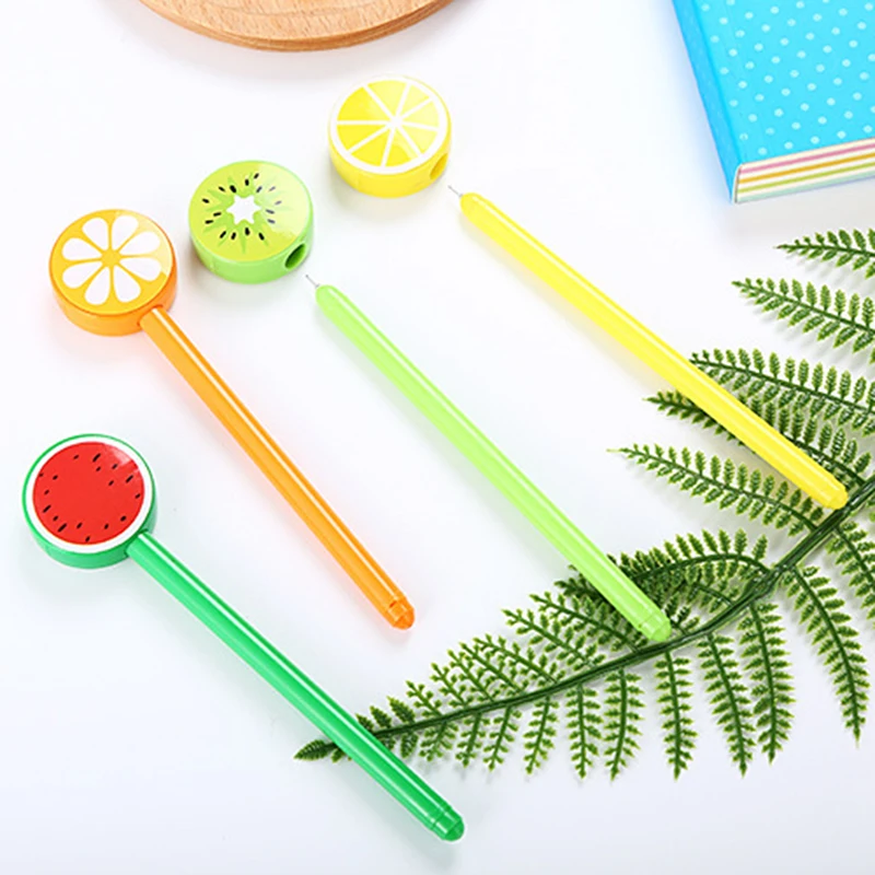 

1pcs Kawaii Creative Watermelon Fruit Series 0.5mm Gel pen DIY Multifunction Signature Pen Office School Supplies