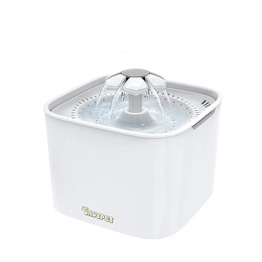 

Pet Fountain, 2L Automatic Cat Water Fountain Dog Water Dispenser with 1 Filter for Cats, Dogs, Multiple Pets